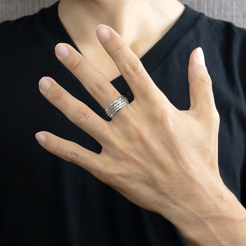 【美品】 プラチナ リング メンズ 指輪 pt900 地金 ピンキーリング シンプル 幅広 太め 上品 男性 送料無料 人気 セール SALE 【RIZ2260503748】(82620円)
