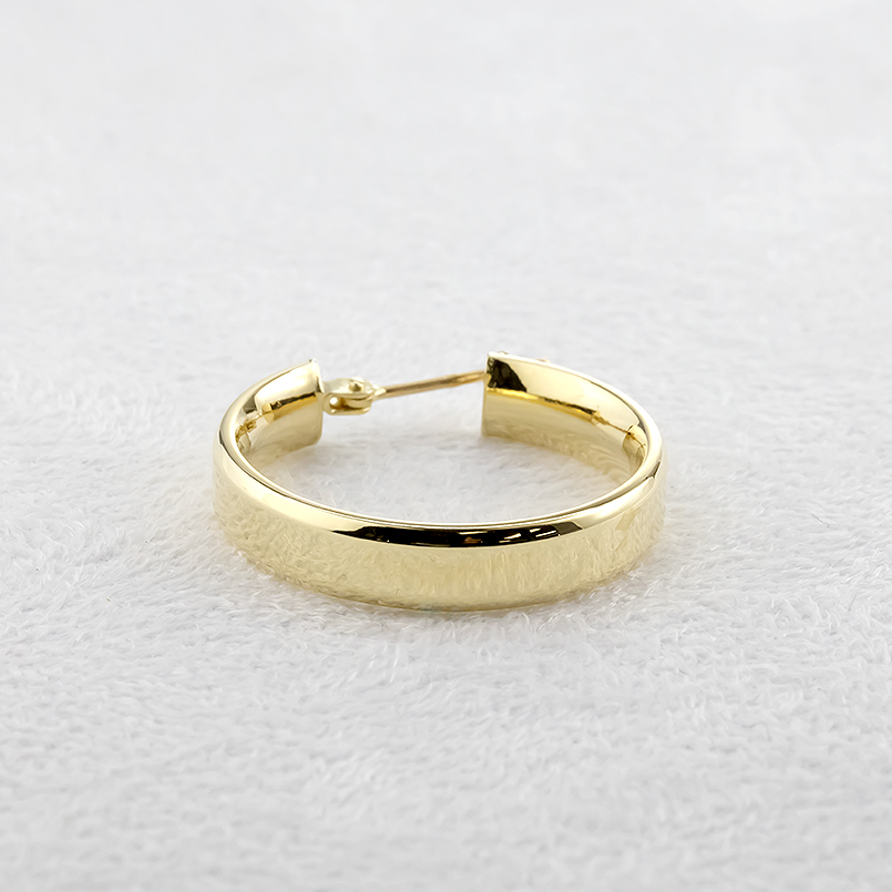 18金 ピアス ペア フープピアス レディース 中空 地金 大ぶり リング ゴールド イエローゴールドk18 18k 女性 大人 あすつく 送料無料 セール saleの画像