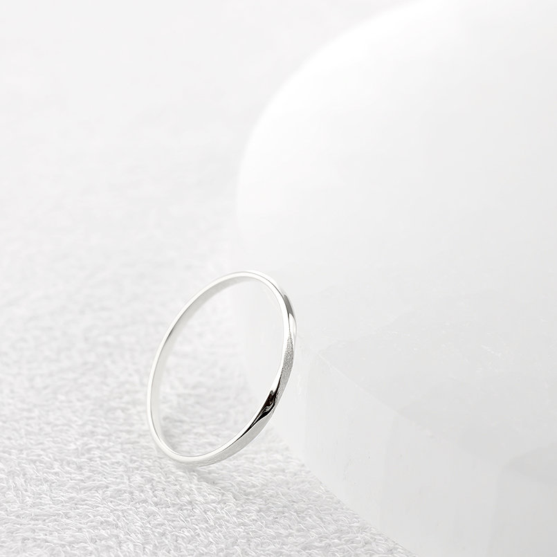 プラチナ リング メンズ pt900 華奢 細い ピンキーリング 指輪 婚約指輪 シンプル ストレート 送料無料 セール SALE｜atrus｜08
