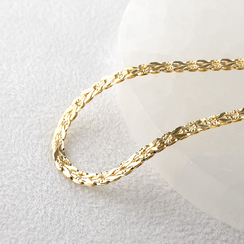 18金 ブレスレット チェーンのみ 18cm 太め ゴールド 18k チェーン 地金 シンプル あすつく 男女兼用 送料無料 セール saleの画像