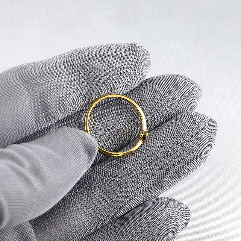 18金 リング ダイヤモンド 一粒 レディース 細め 華奢 ゴールド 18k ダイヤ 0.05ctup VS 婚約指輪 ピンキーリング ソーティングカード付 送料無料 セール saleの画像