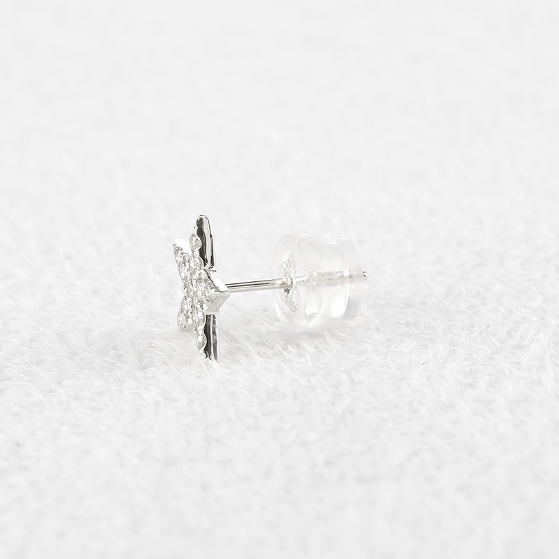 ジュエリー工房アトラス プラチナ ピアス 星 メンズ レディース