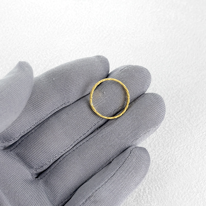 結婚指輪 24金 ペアリング 2本セット 鍛造 純金 指輪 ペア 華奢 細い メンズ レディース マリッジリング ゴールド スイートペアリィー 送料無料 セール SALE｜atrus｜06