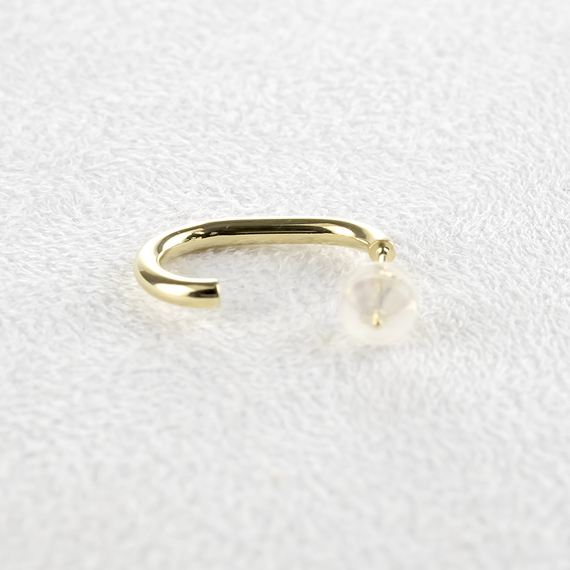 18金 ピアス フープ 片耳 ゴールド 18k ピアス 太め イエローゴールドk18 シンプル おしゃれ 人気 男性 女性 男女兼用 あすつく 送料無料 セール saleの画像