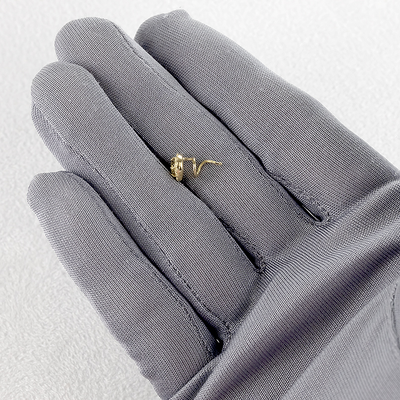 18金 ピアス ダイヤモンド レディース 片耳 ファンシーカラー つけっぱなし ゴールド 18k キャッチのいらないピアス キャッチナッシャー あすつく 送料無料 saleの画像