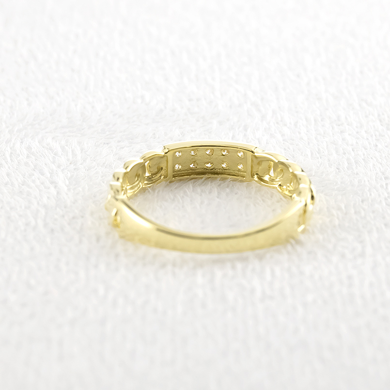 18金 喜平 リング ダイヤモンド 18号 メンズ ゴールド 18k 太め 指輪 ピンキーリング 婚約指輪 キヘイ ダイヤ シンプル あすつく 人気 送料無料 セール saleの画像