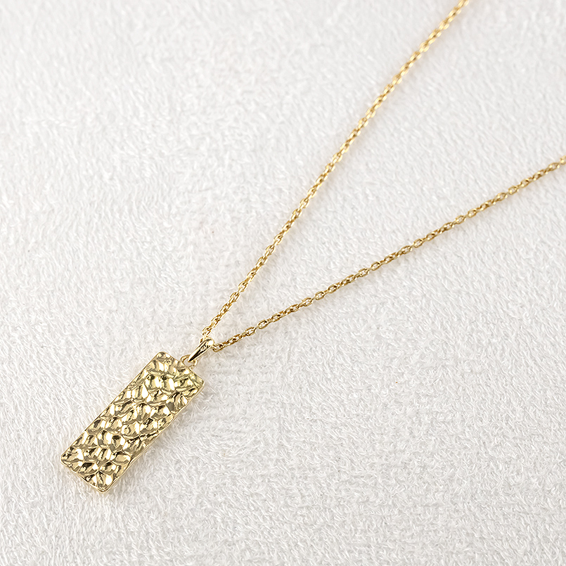 18金 ネックレス ペンダントトップ メンズ ゴールド 18k トップ ペンダントヘッド バーネックレス プレート シンプル 人気 あすつく 送料無料 セール saleの画像