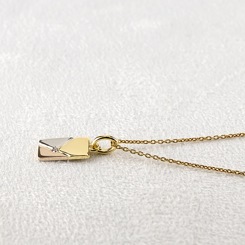 プラチナ 18金 ネックレス ペンダントトップ ダイヤモンド レディース pt900 ゴールド 18k トップ コンビ コントラッド 東京 送料無料 セール saleの画像