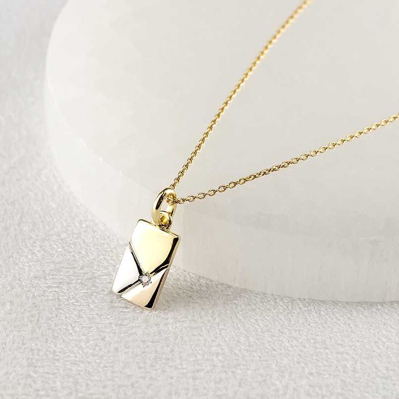 プラチナ 18金 ネックレス ペンダントトップ ダイヤモンド レディース pt900 ゴールド 18k トップ コンビ コントラッド 東京 送料無料 セール saleの画像