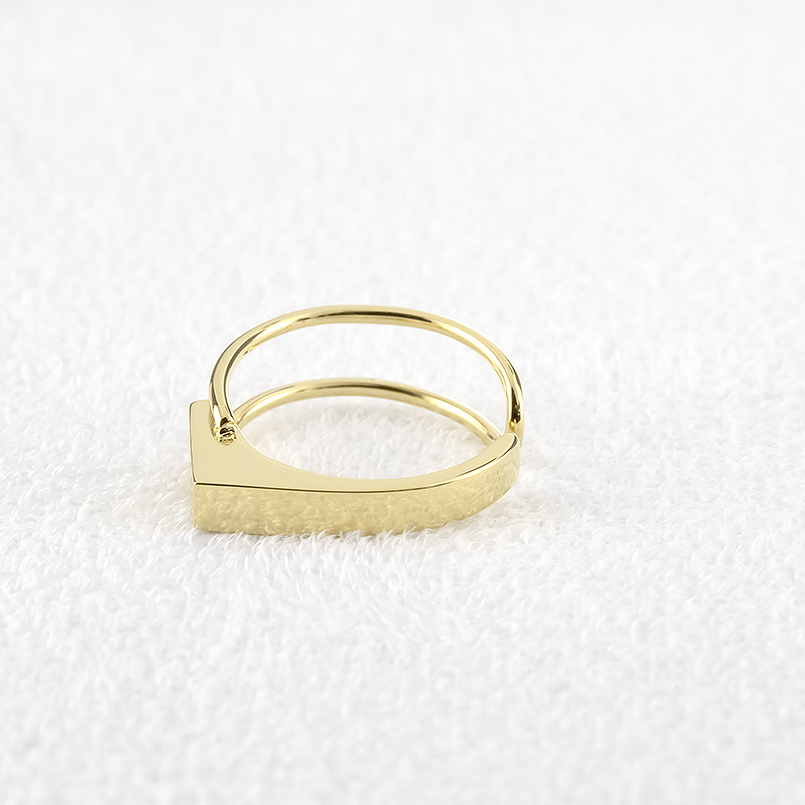 18金 リング ダイヤモンド フリーサイズ メンズ ゴールド 18k ピンキーリング 指輪 婚約指輪 シンプル おしゃれ 人気 送料無料 セール saleの画像