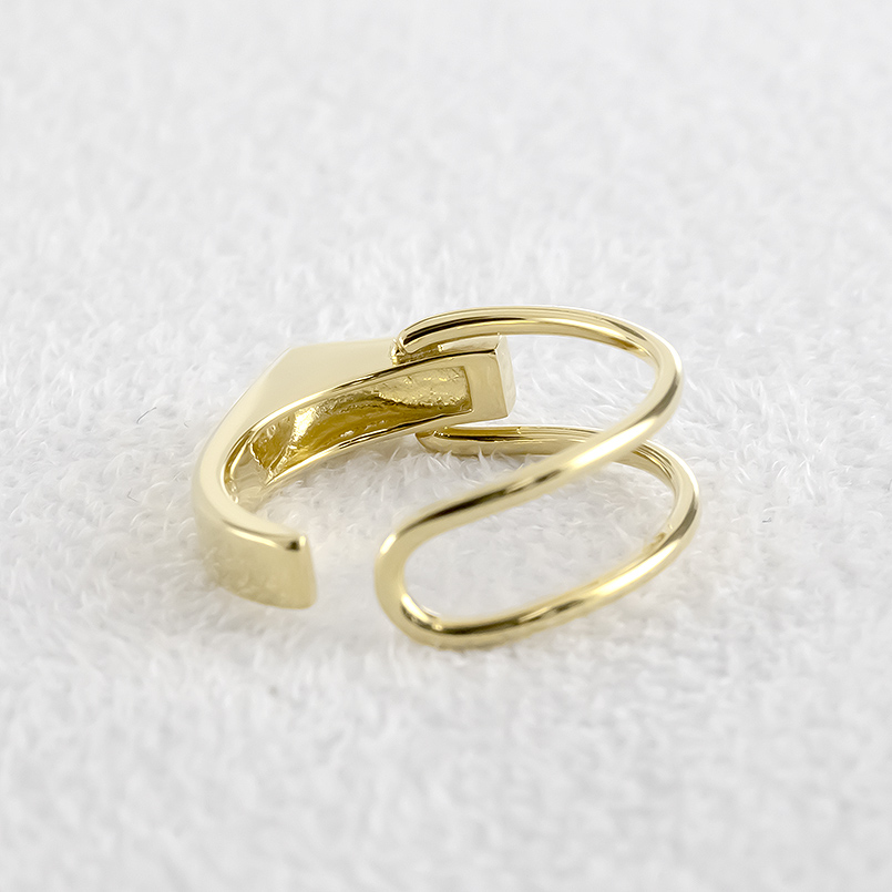 18金 リング ダイヤモンド フリーサイズ メンズ ゴールド 18k ピンキーリング 指輪 婚約指輪 シンプル おしゃれ 人気 送料無料 セール saleの画像