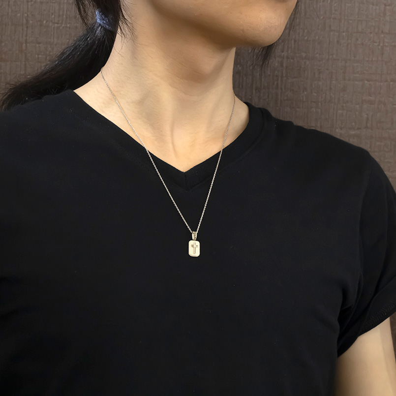 ジュエリー工房アトラス プラチナ ネックレス メンズ ペンダントトップ  