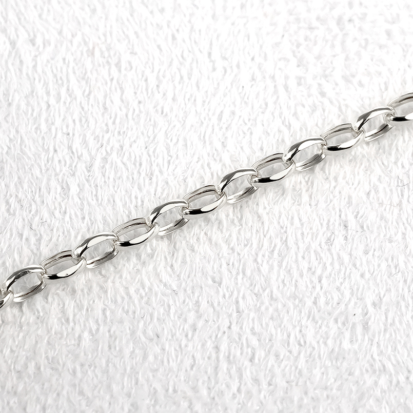 18金 ネックレス チェーンのみ 60cm あずき アズキ 小豆 中空 ホワイトゴールド 18k チェーン ロングネックレス 人気 男女兼用 ITALY あすつく 送料無料 セールの画像