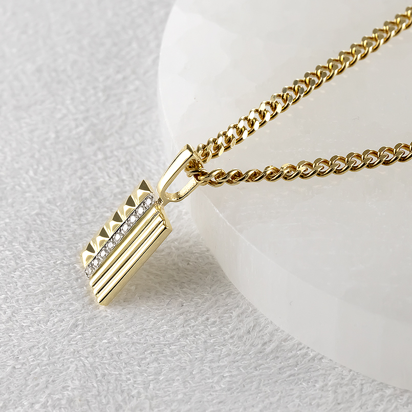 プラチナ 18金 ネックレス メンズ ダイヤモンド ペンダントトップ 喜平 フュージョン pt900 ゴールド 18k トップ ペンダントヘッド あすつく 送料無料 saleの画像