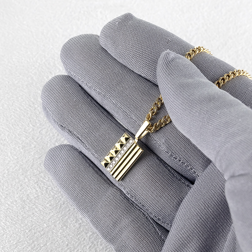 プラチナ 18金 ネックレス メンズ ダイヤモンド ペンダントトップ 喜平 フュージョン pt900 ゴールド 18k トップ ペンダントヘッド あすつく 送料無料 saleの画像