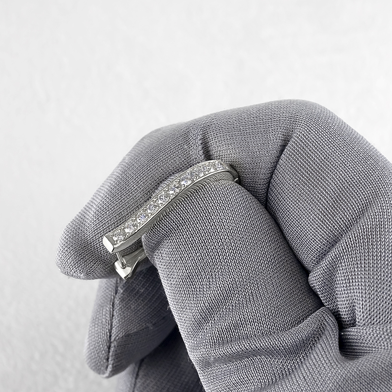 ピアス レディース フープピアス 18金 ダイヤモンド 0.64ct 大ぶり ピアス ペア ゴールド 18k ホワイトゴールド シンプル 人気 あすつく 送料無料 セール saleの画像