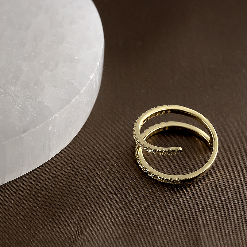ジュエリー工房アトラス 18金 リング ダイヤモンド 0.53ct