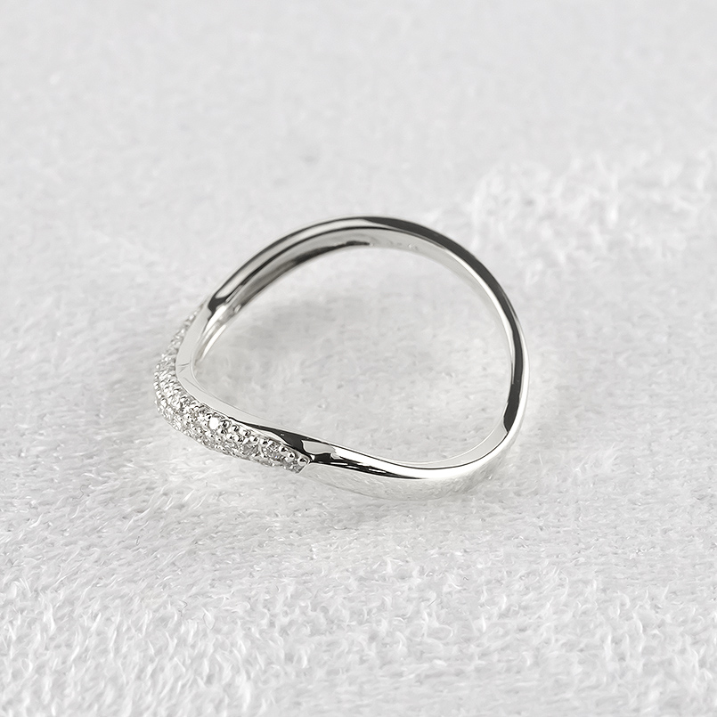 プラチナ リング レディース ダイヤモンド 0.2ct 12号 パヴェ 指輪 pt950 ピンキーリング 婚約指輪 おしゃれ 豪華 ダイヤ あすつく 送料無料 セール saleの画像