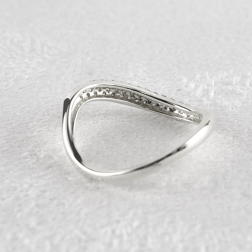 プラチナ リング レディース ダイヤモンド 0.2ct 12号 パヴェ 指輪 pt950 ピンキーリング 婚約指輪 おしゃれ 豪華 ダイヤ あすつく 送料無料 セール saleの画像