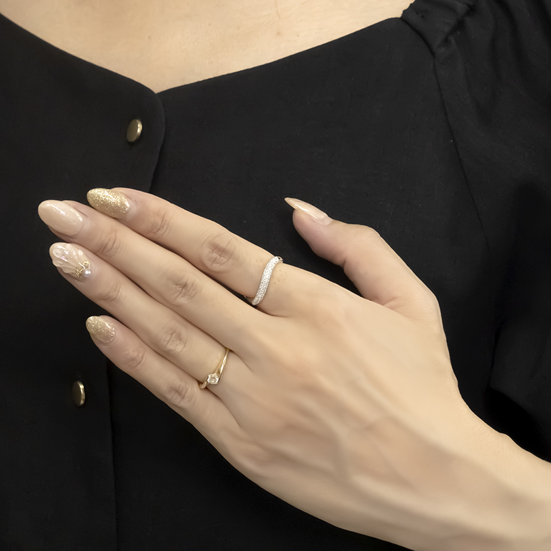 プラチナ リング レディース ダイヤモンド 0.2ct 12号 パヴェ 指輪 pt950 ピンキーリング 婚約指輪 おしゃれ 豪華 ダイヤ あすつく 送料無料 セール saleの画像