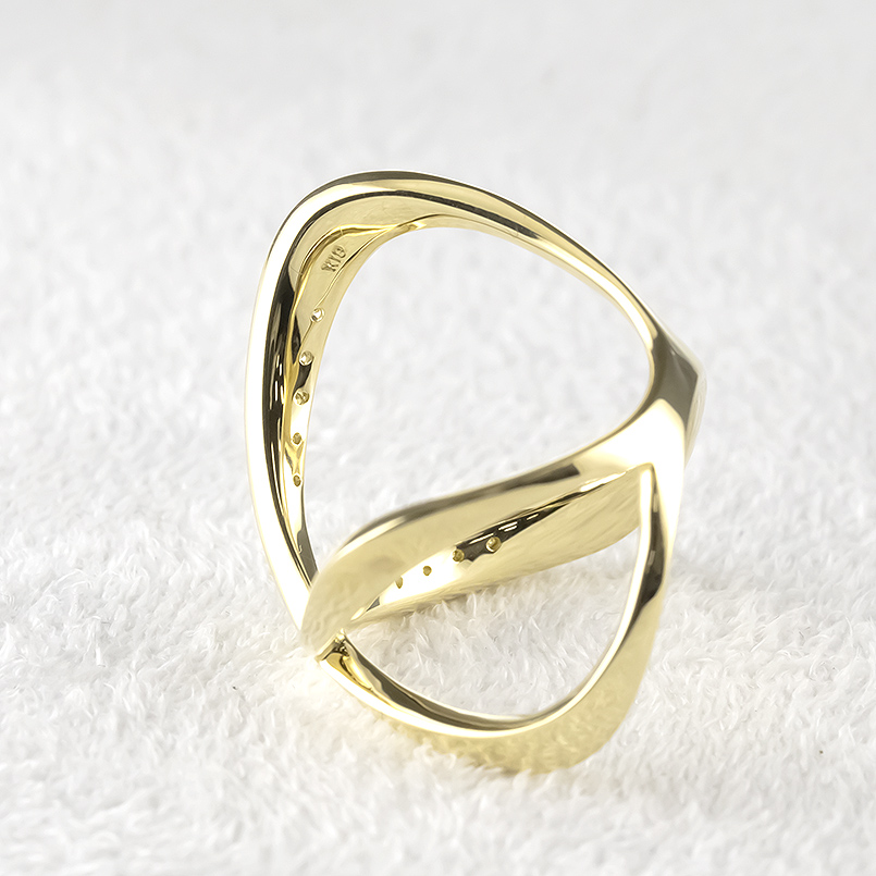 Vデザインリング.K18 ファッション アクセサリー 【公式通販】