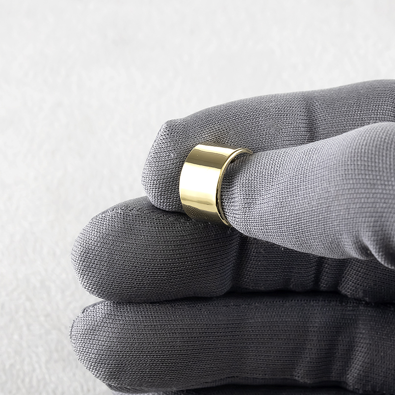 ジュエリー工房アトラス 18金 フープピアス メンズ 片耳 ピアス