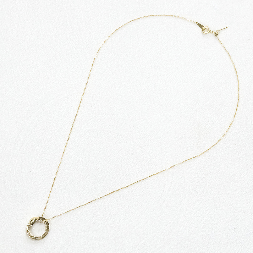 18金 ネックレス ダイヤモンド 蛇 スパイラル レディース ペンダントトップ お守り ゴールド 18k トップ へび ヘビ スネーク あすつく 送料無料 セール saleの画像