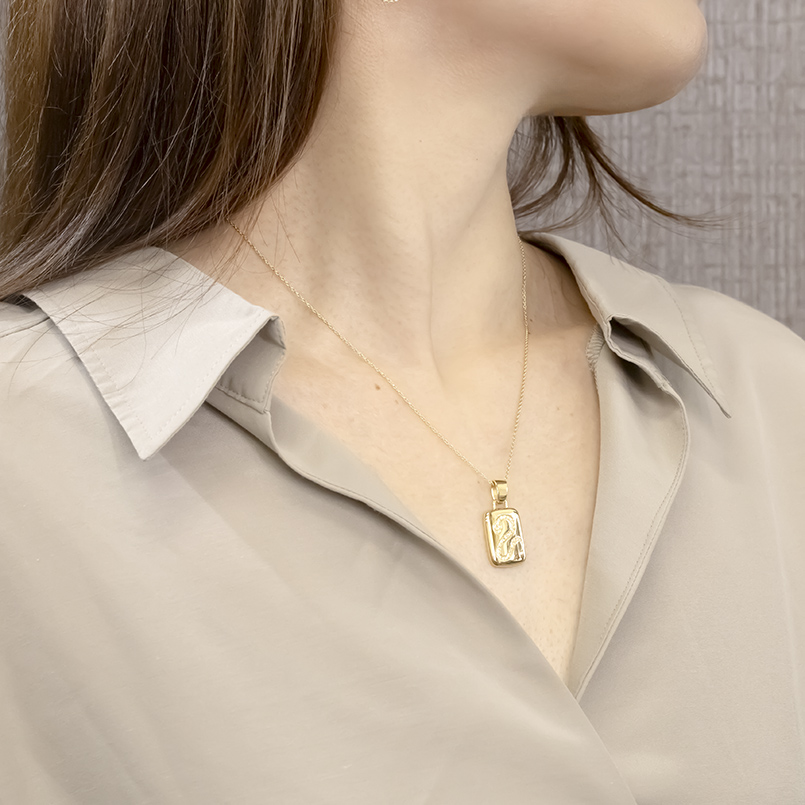 18金 ネックレス 蛇 ダイヤモンド メンズ ペンダントトップ お守り ゴールド 18k へび ヘビ スネーク インゴット型 巳年 人気 おしゃれ 送料無料 セール saleの画像