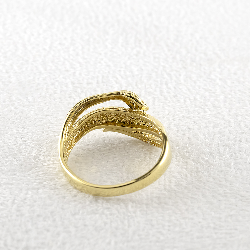 18金 リング 蛇 太め 幅広 お守り ゴールド 18k 指輪 ヘビ スネーク ピンキーリング 婚約指輪 イエローゴールド シンプル 人気 巳年 男女兼用 送料無料 セール_7