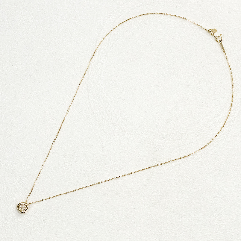 18金 ネックレス ダイヤモンド 0.308ct VSクラス 花 レディース ペンダントトップ ゴールド 18k アズキ トップ フラワー 人気 あすつく 送料無料 セール saleの画像