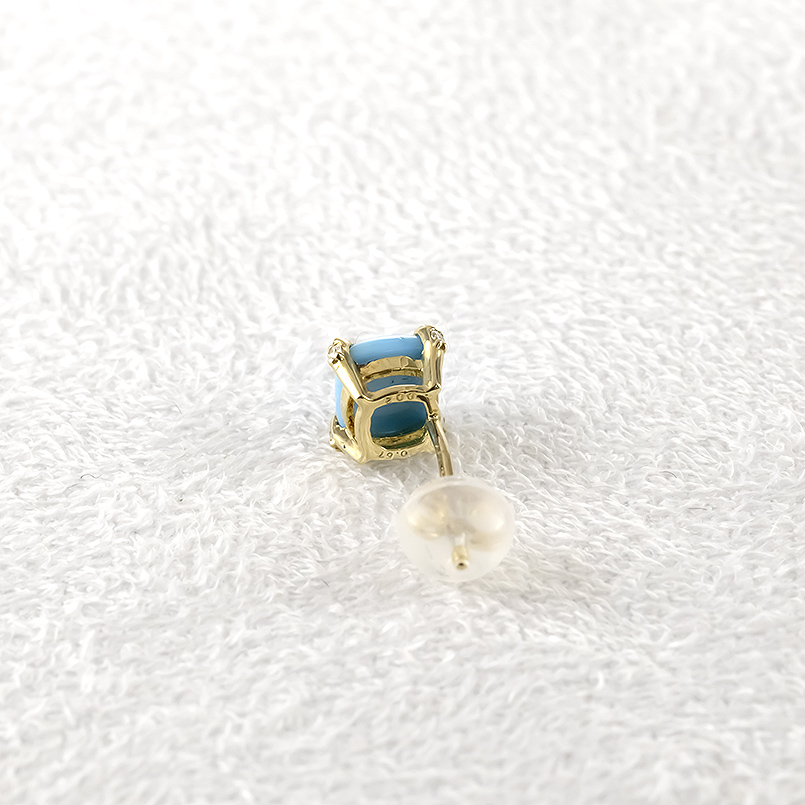 18金 ピアス トルコ ダイヤモンド ペア イエローゴールド 18k シンプル おしゃれ 人気 男女兼用 あすつく 送料無料 セール SALE_8