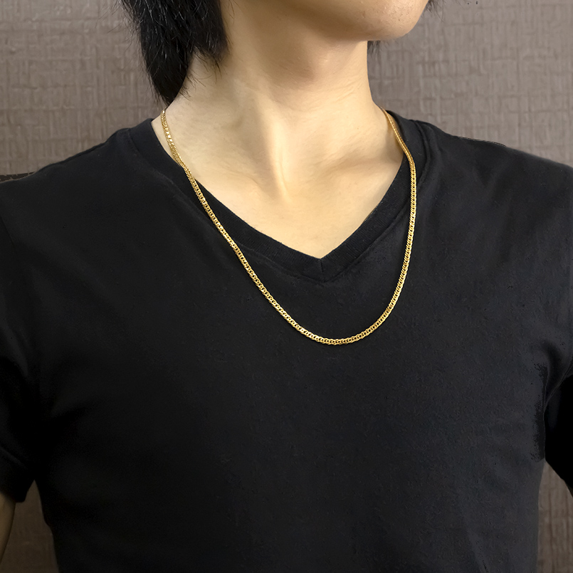 ジュエリー工房アトラス 24金 喜平 ネックレス 純金 チェーンのみ 60cm