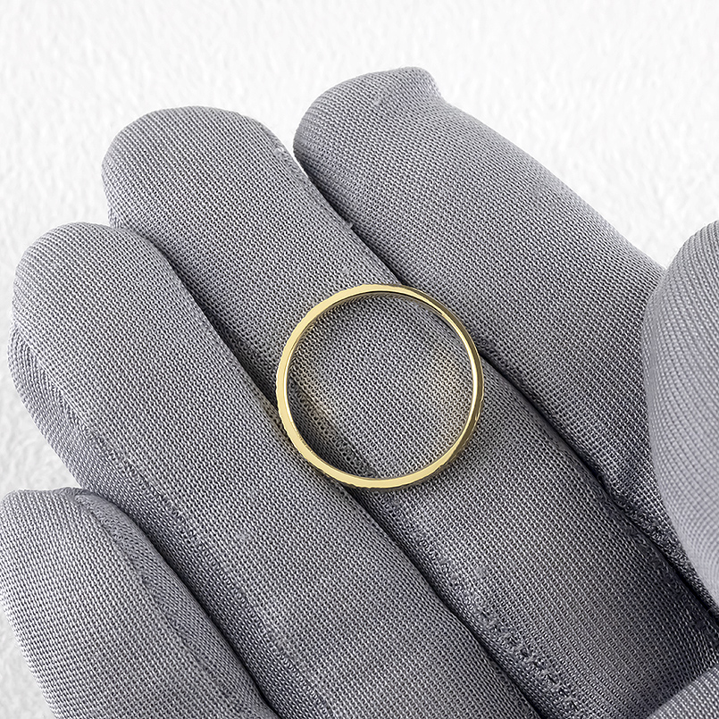 18金 リング ダイヤモンド レディース ウッド調 ゴールド 18k 指輪 ピンキーリング 婚約指輪 シンプル 人気 おしゃれ 送料無料 セール saleの画像