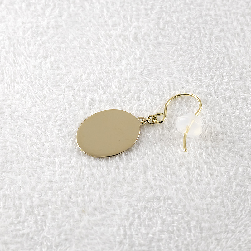 18金 ピアス レディース ペア 揺れる ゆれる ゴールド 18k ホログラム フックピアス 普段使い フォーマル シンプル あすつく 送料無料 セール SALE_7