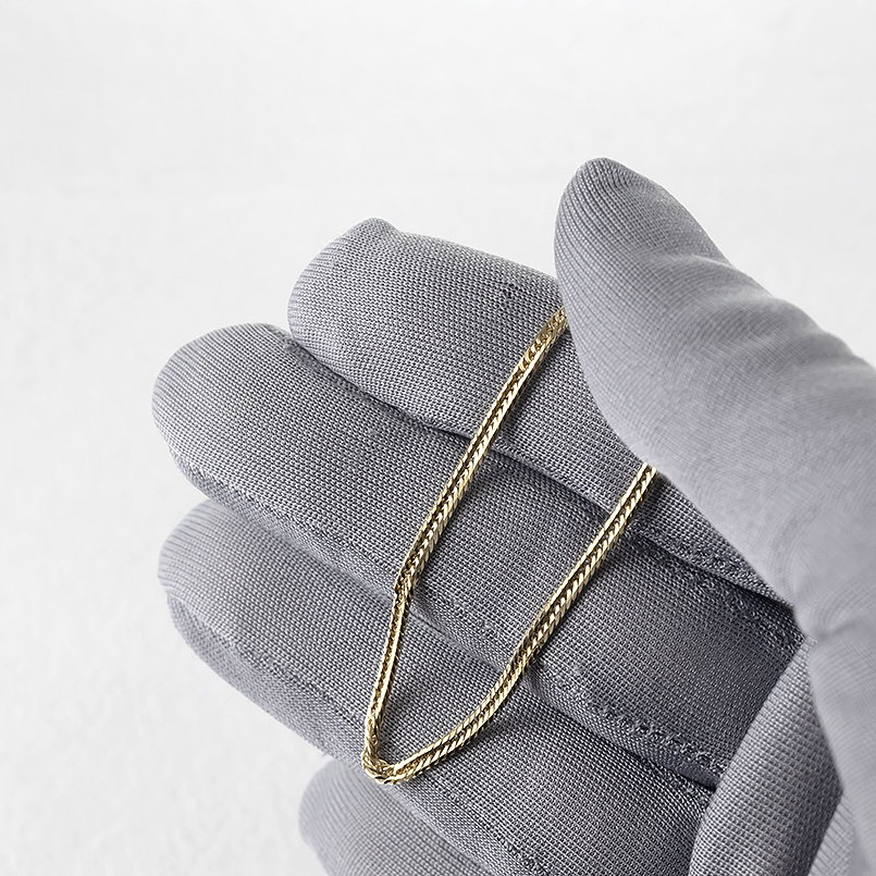 18金 ブレスレット 喜平 メンズ 造幣局検定刻印付 18cm ゴールド 18k イエローゴールドk18 キヘイ 中折れ式 地金 シンプル 送料無料 セール saleの画像