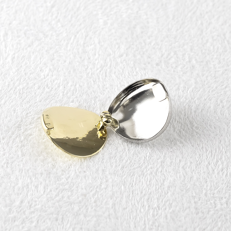 プラチナ 18金 ピアリング 正規品 ペア 大振り 痛くない イヤリング リバーシブル pt900 ゴールド 18k シンプル あすつく 男女兼用 送料無料 セール saleの画像