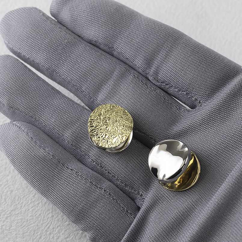 プラチナ 18金 ピアリング 正規品 ペア 大振り 痛くない イヤリング リバーシブル pt900 ゴールド 18k シンプル あすつく 男女兼用 送料無料 セール saleの画像