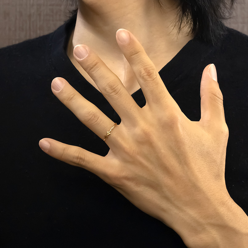 ジュエリー工房アトラス ゴールド ペアリング 2本セット結婚指輪 10k