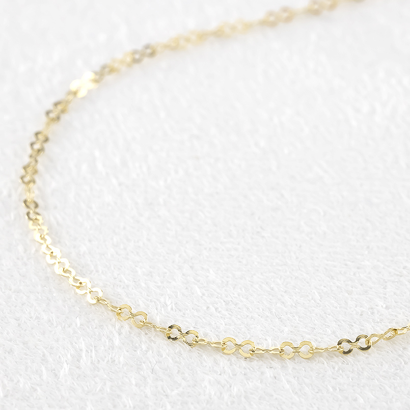18金 ネックレス チェーンのみ 40cm レディース チェーン ゴールド 18k イエローゴールドk18 地金 女性 シンプル あすつく 送料無料 セール sale