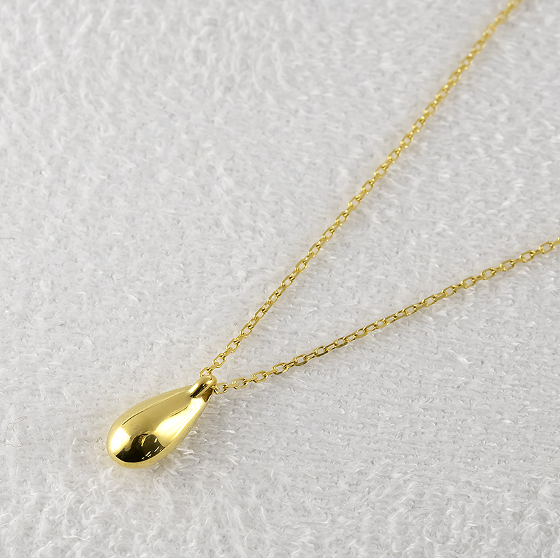 24金 ネックレス トップ 純金 ペンダントトップ ドロップ 金 ゴールド 24k つゆ ツユ 雫 お守り シンプル おしゃれ 男女兼用 あすつく 送料無料 セール SALE_8