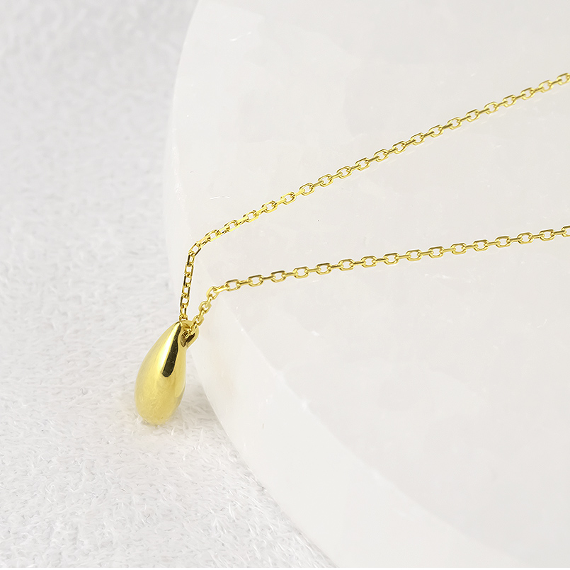 24金 ネックレス トップ 純金 ペンダントトップ ドロップ 金 ゴールド 24k つゆ ツユ 雫 お守り シンプル おしゃれ 男女兼用 あすつく 送料無料 セール SALE_6