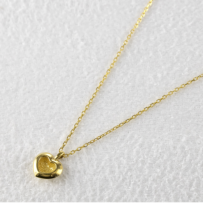 24金 ペンダントトップ 純金 ネックレス トップ ハート レディース 金 ゴールド 24k 人気 お守り シンプル 人気 あすつく 送料無料 セール saleの画像