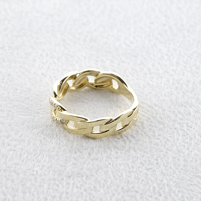18金 喜平 リング ダイヤモンド 0.1ct メンズ 太め ゴールド 18k 指輪 ダイヤ ピンキーリング 婚約指輪 シンプル おしゃれ 人気 送料無料 セール saleの画像