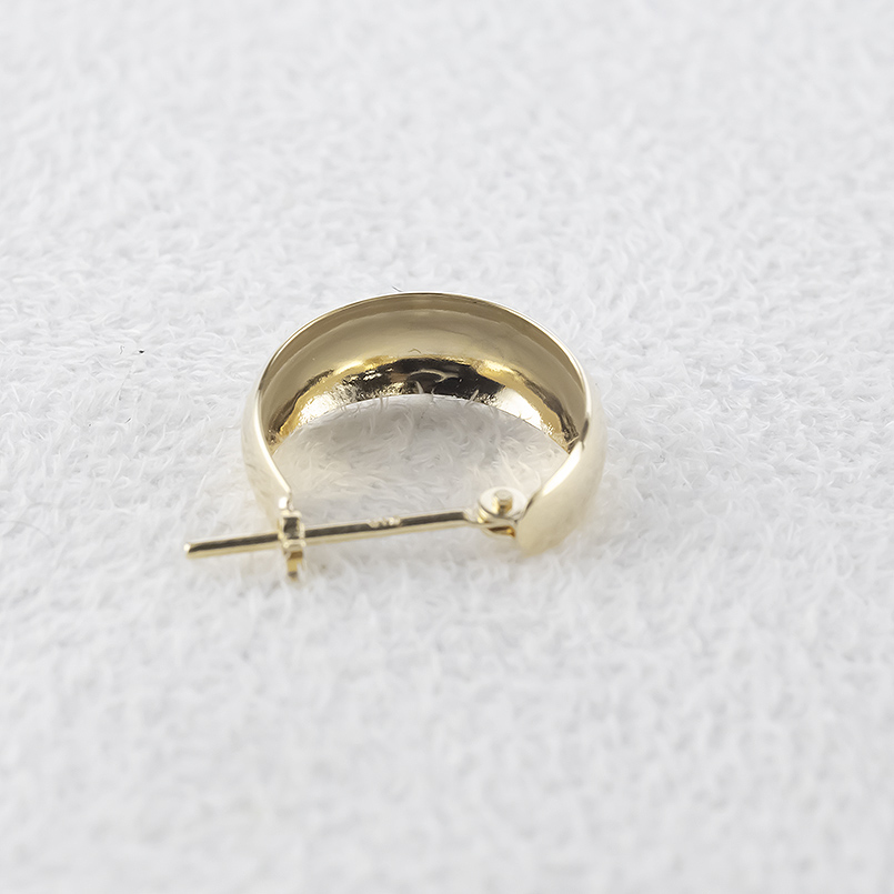 ジュエリー工房アトラス 18金 フープピアス 月甲 ピアス