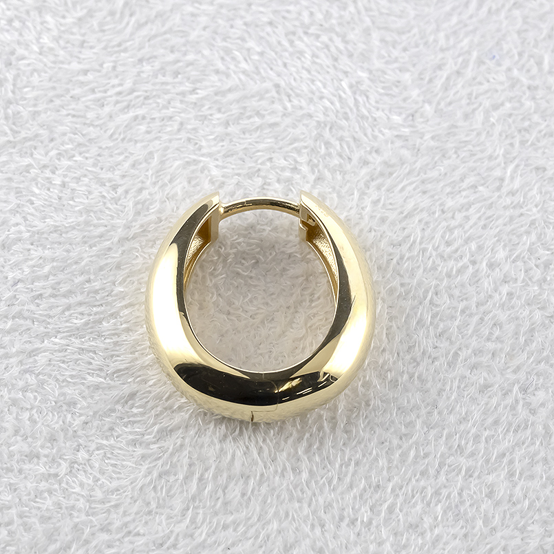 18金 フープピアス 幅広 大きめ レディース ゴールド 18k フープ 大ぶり イエローゴールドk18 地金 シンプル おしゃれ 人気 あすつく 送料無料 セール saleの画像