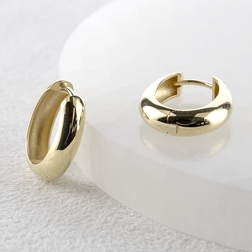 18金 フープピアス 幅広 大きめ レディース ゴールド 18k フープ 大ぶり イエローゴールドk18 地金 シンプル おしゃれ 人気 あすつく 送料無料 セール saleの画像