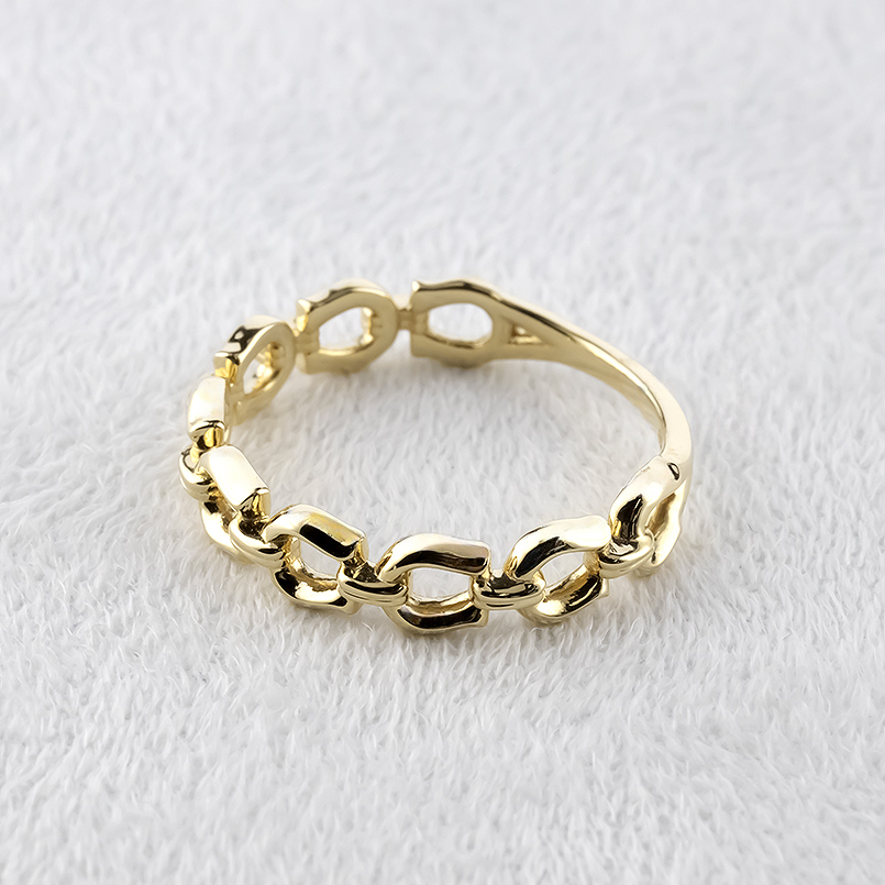 18金 リング 馬蹄 メンズ お守り 指輪 ゴールド 18K 金 蹄鉄 ホースシュー 地金 ピンキーリング 婚約指輪 シンプル 人気 おしゃれ セール saleの画像