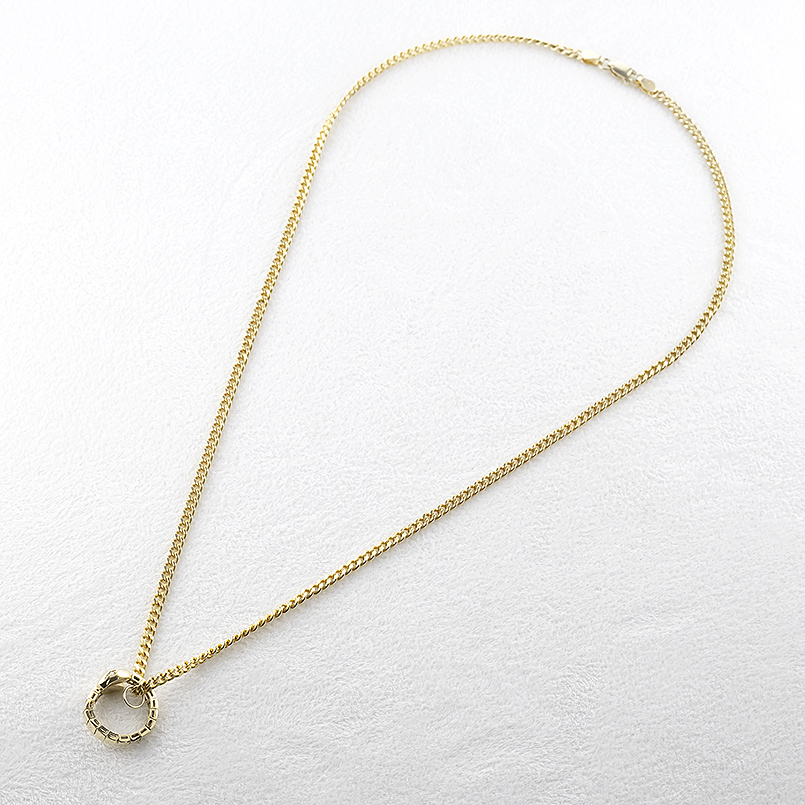 18金 ネックレス ダイヤモンド 蛇 スパイラル メンズ 喜平用 ペンダントトップ お守り ゴールド 18k トップ へび ヘビ スネーク あすつく 送料無料 セール saleの画像