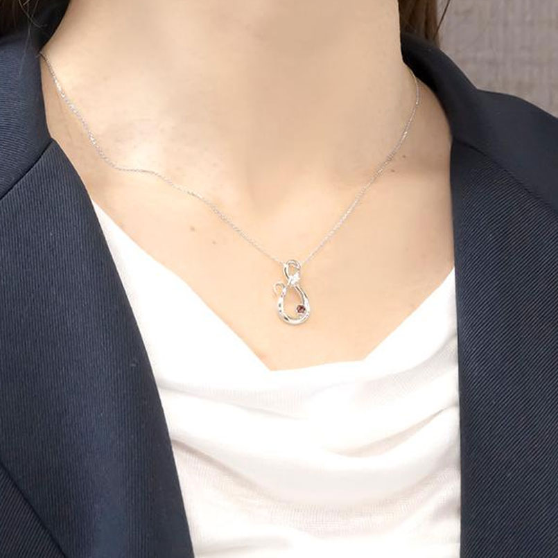 シルバー ネックレス 蛇 ダイヤモンド 選べる 天然石 メンズ ペンダントトップ 大ぶり お守り sv925 ドロップ へび スネーク 巳年 送料無料 セール saleの画像