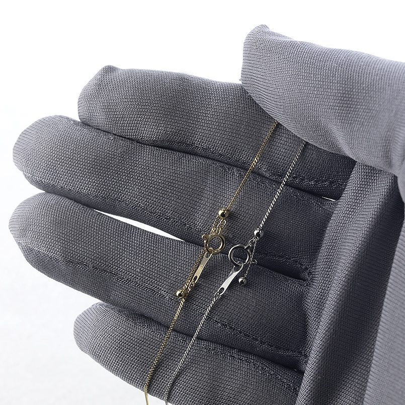 プラチナ 18金 ネックレス 2本セット レディース チェーンのみ 45cm スライド式 アジャスター ゴールド 18K pt850 レクタカーブ あすつく 送料無料 セール SALE